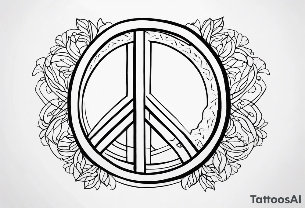 mindfulness peace freedom tattoo idea