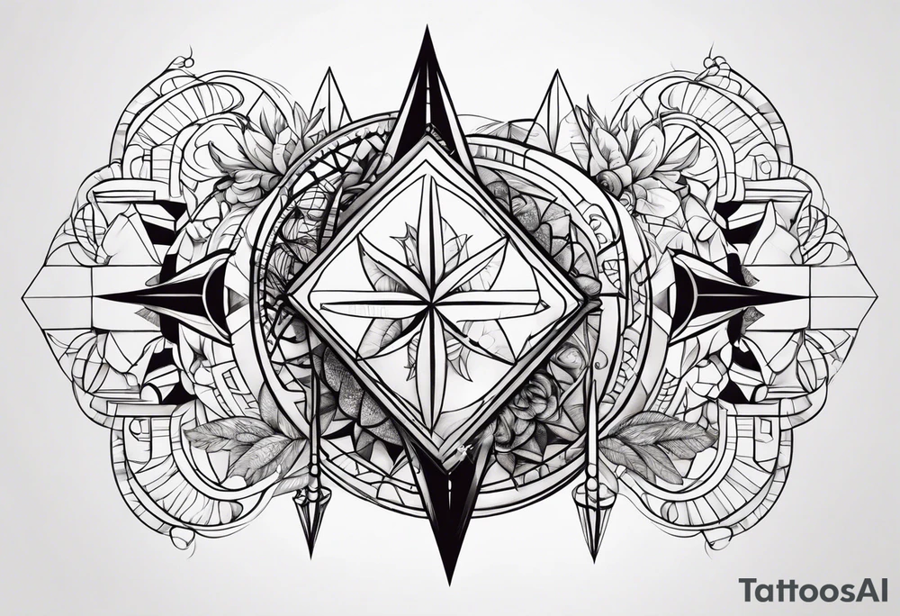 Children names, date of birth tattoo idea