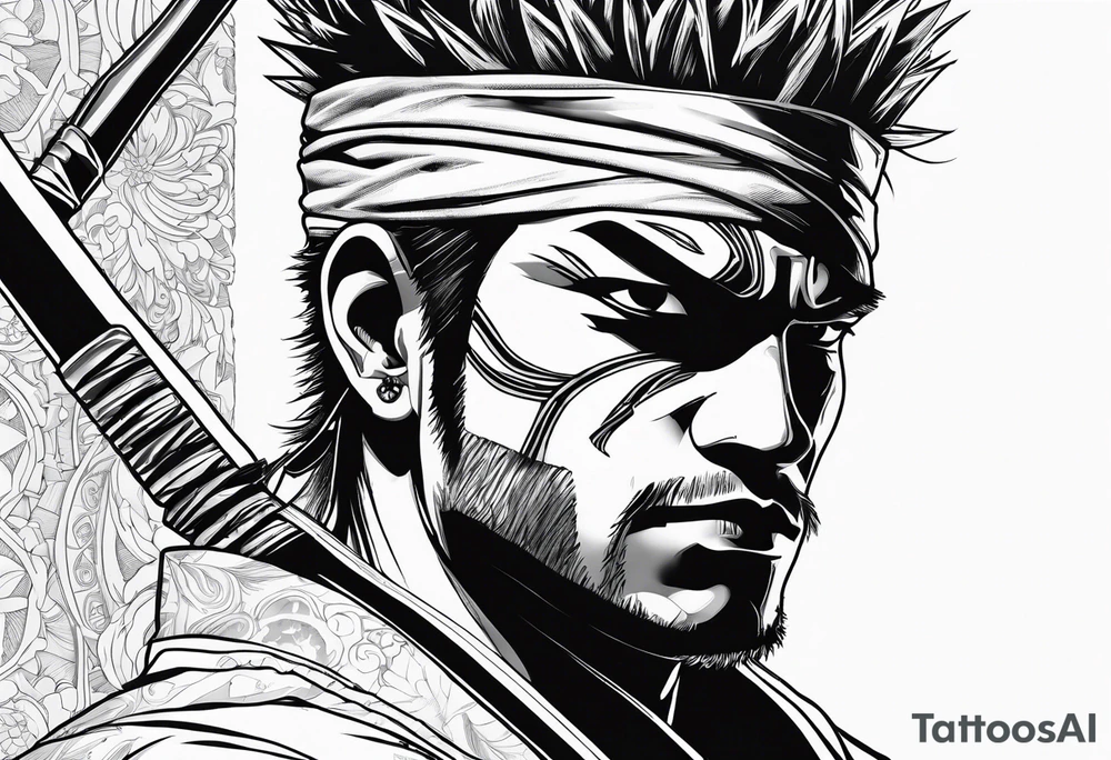 Roanoa zoro tattoo idea