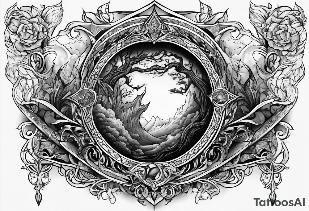 THE LORD OF THE RING tattoo idea