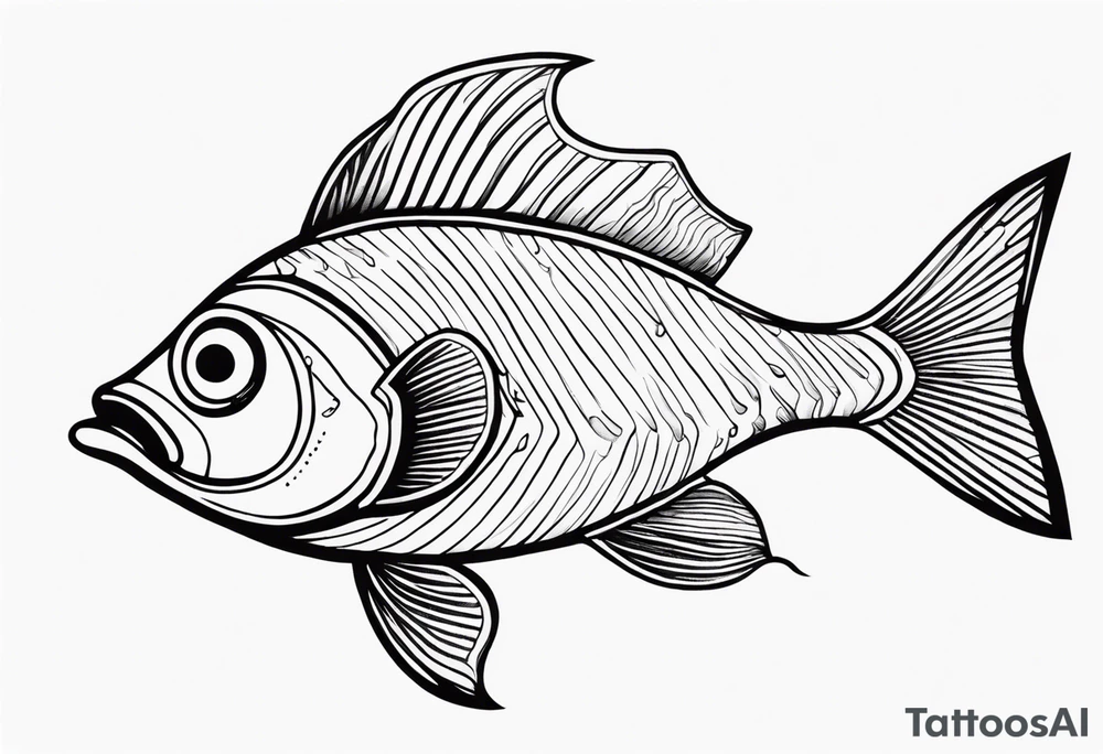 Three eyed fish tattoo idea