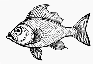 Three eyed fish tattoo idea