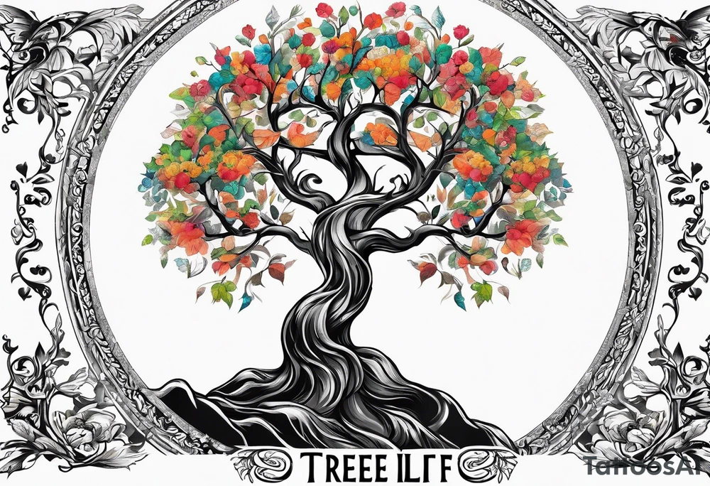 The tree of life, with a soldier tattoo idea