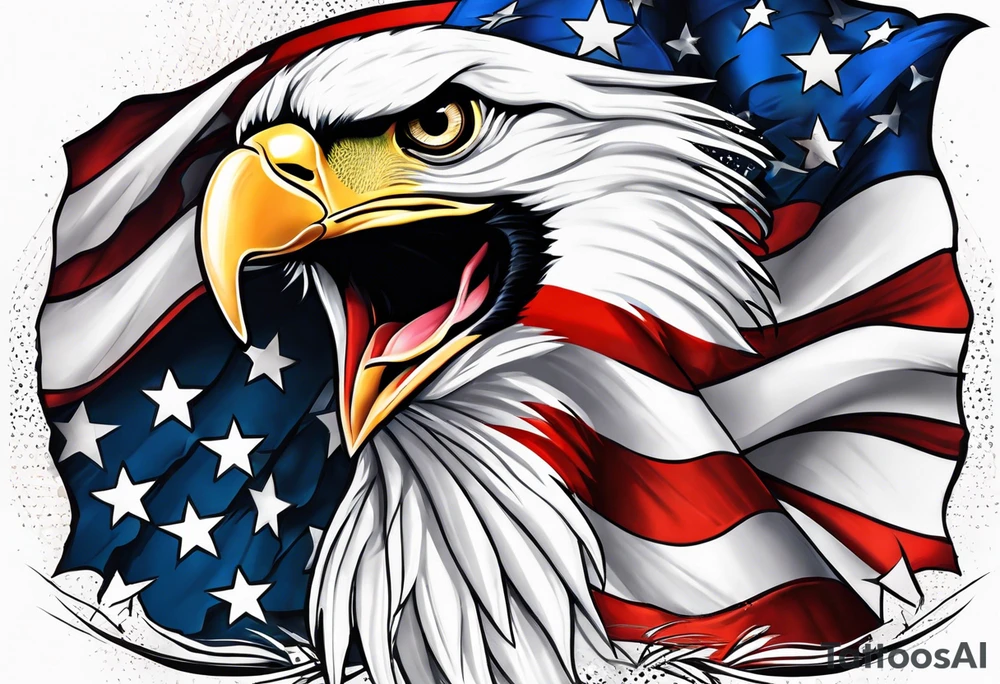 patriotic tattoo idea