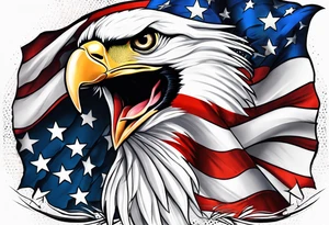 patriotic tattoo idea
