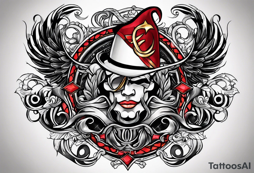 NCJB letters tattoo idea