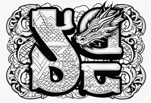 Alas de dragon tattoo idea