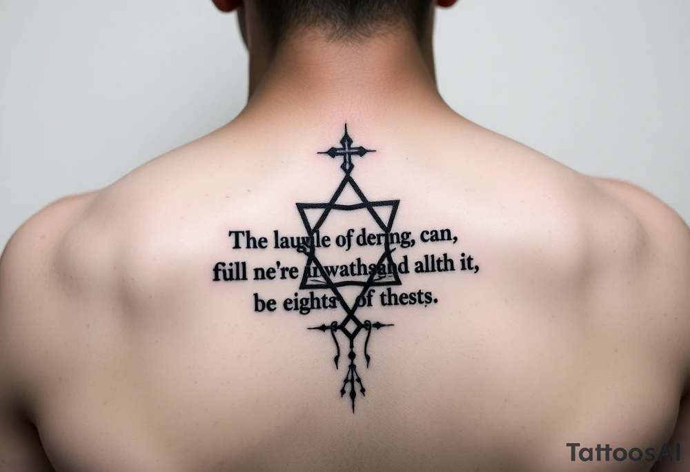 The alchemist 1st law qoute tattoo idea