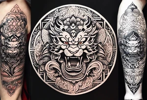 Реалистичное сердце tattoo idea