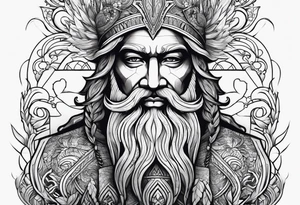 New Zealand god of the sea tattoo idea