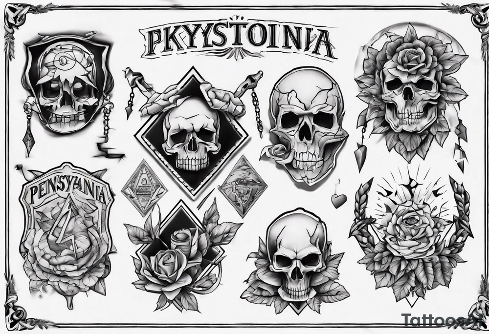 pennsylvania keystone tattoo idea