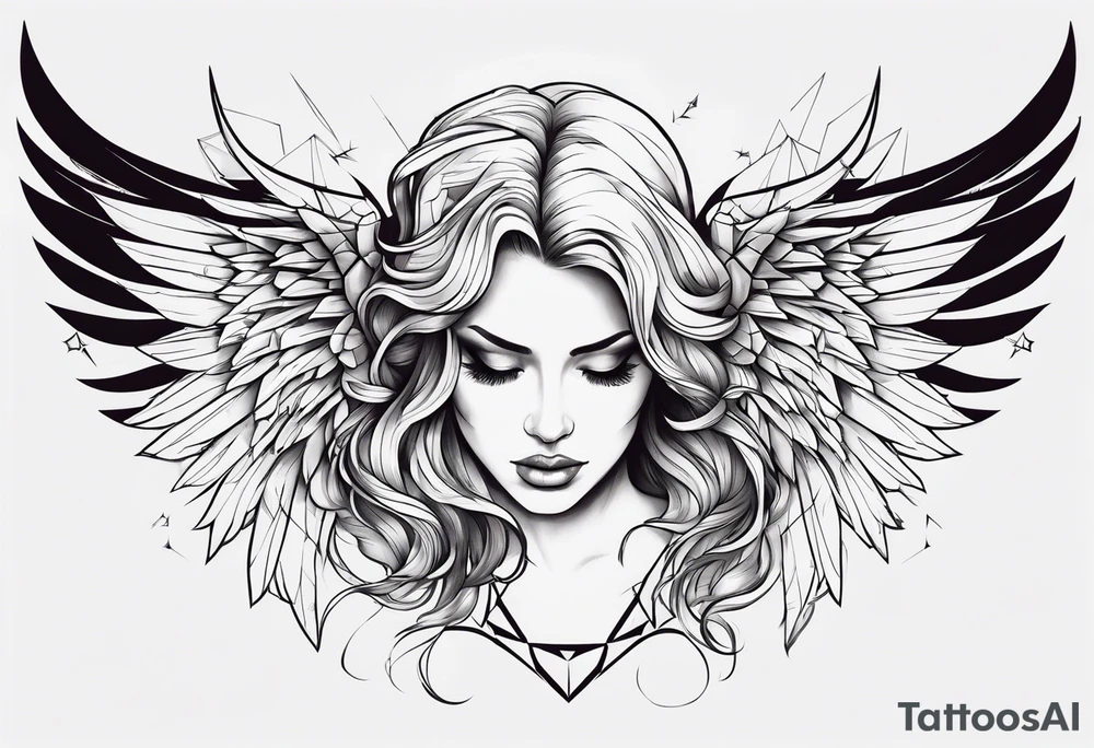the fallen angel tattoo idea