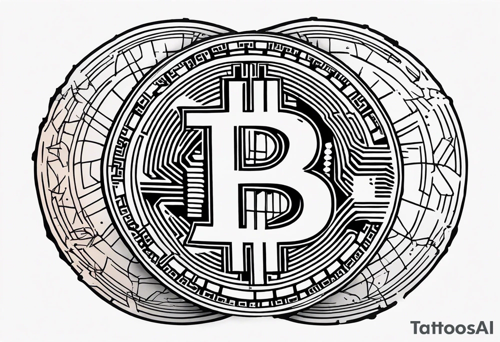 Bitcoin which broken tattoo idea