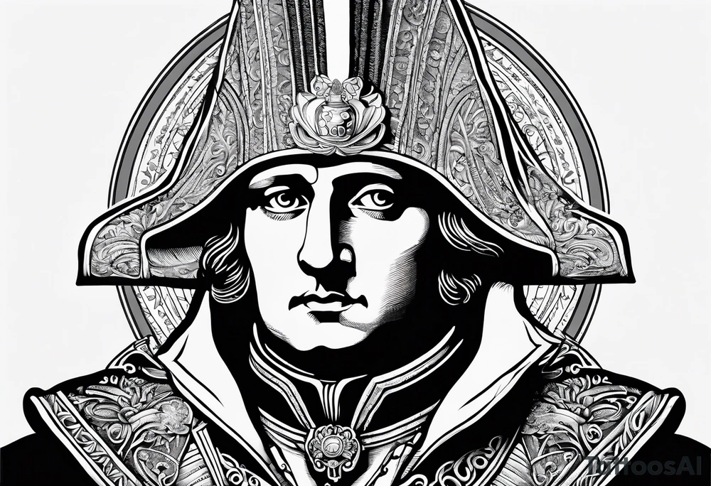 napoleon tattoo with text tattoo idea