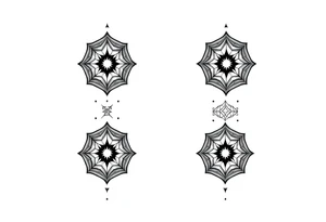 Hexagonal sleeve tattoo idea