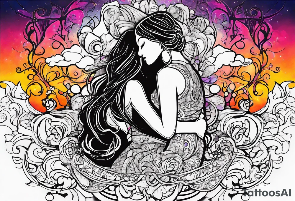 "What ever our souls are made of, his and mine are the same" dark romantic tattoo idea