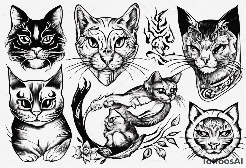 meow meow tattoo idea