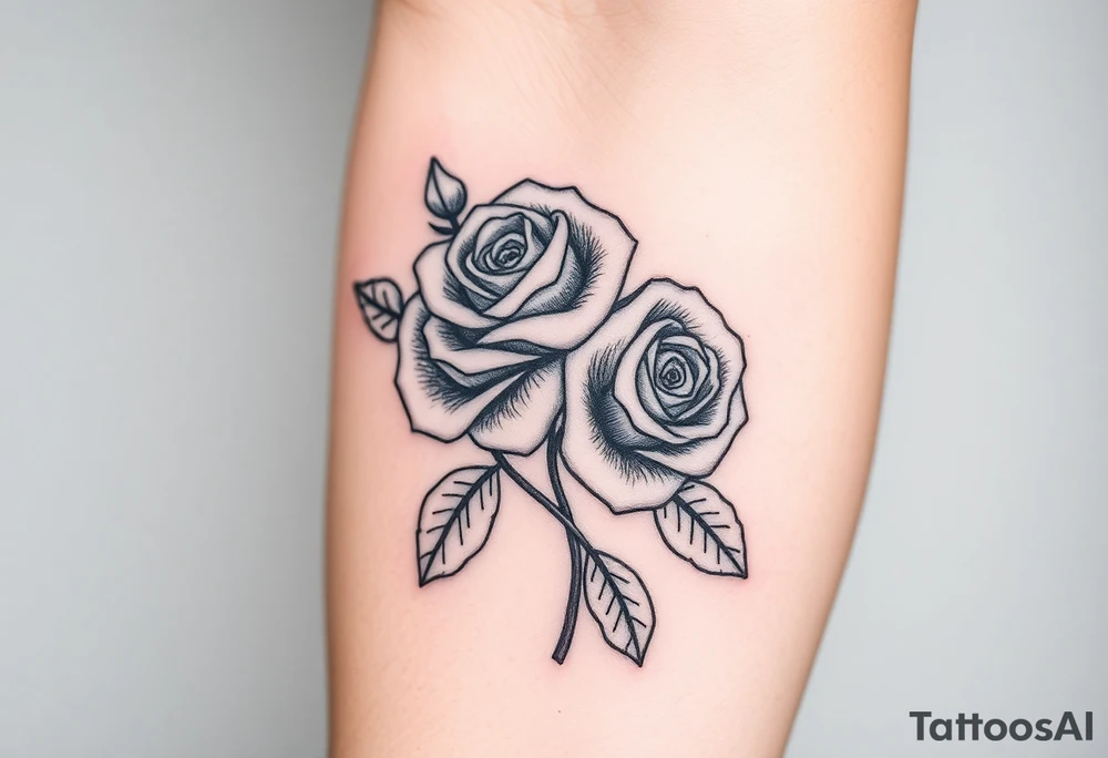 roses tattoo idea