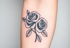 roses tattoo idea