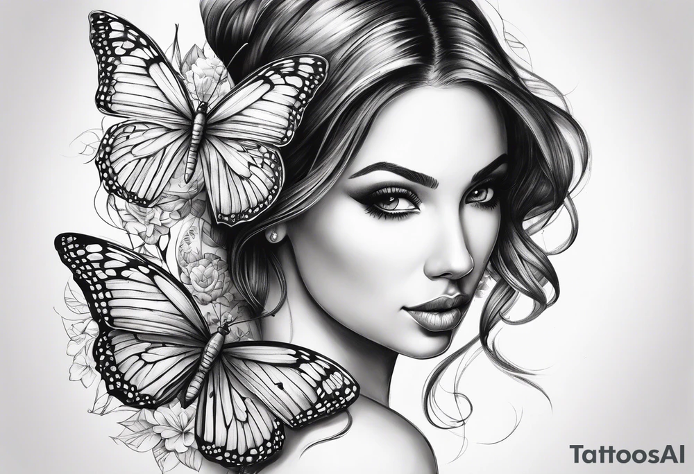 Butterfly tattoo idea