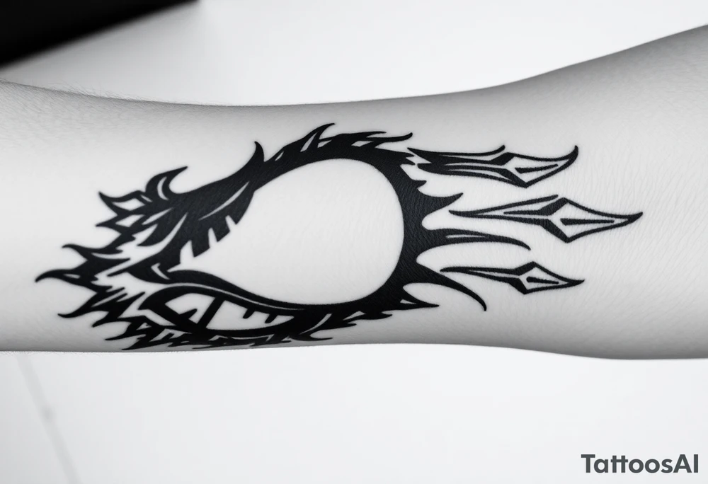 The eye and face of eren jaeger from shingeki no kyojin with titan marks after transforming tattoo idea