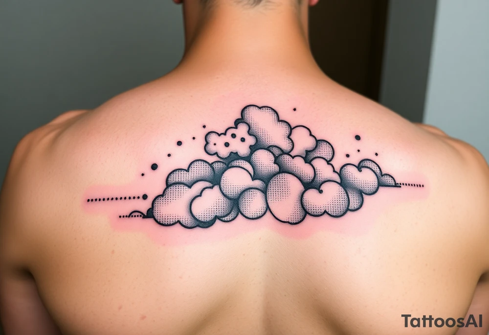Storm clouds tattoo idea