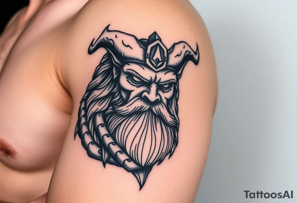 Big Tartarus greek god tattoo idea