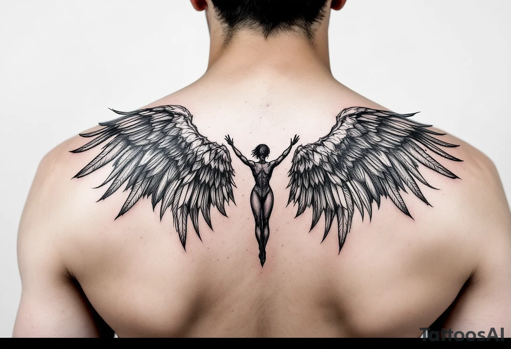 Transgender Angel tattoo idea