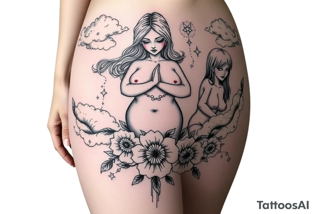 Sexy naked fat chic
seven deadly sins pride wrath gluttony envy lust sloth greed
with clouds and floral tattoo idea