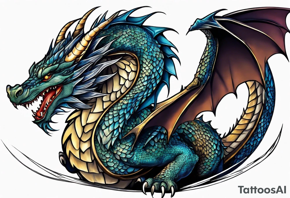 Eragon dragon tattoo idea