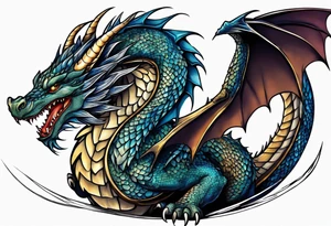 Eragon dragon tattoo idea