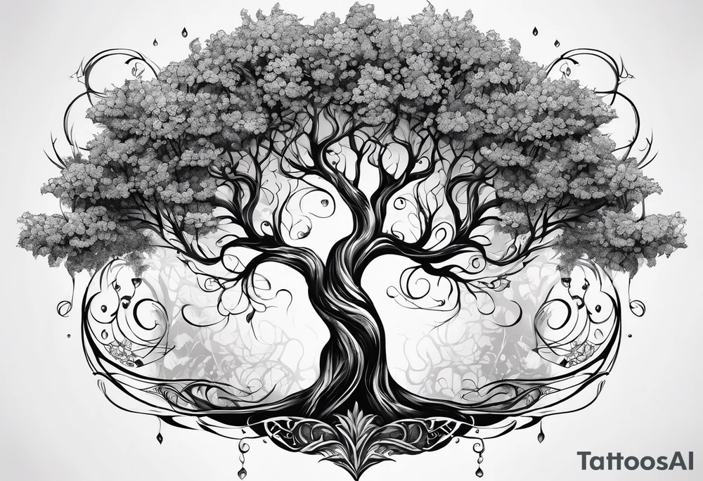 Tree of elfs tattoo idea