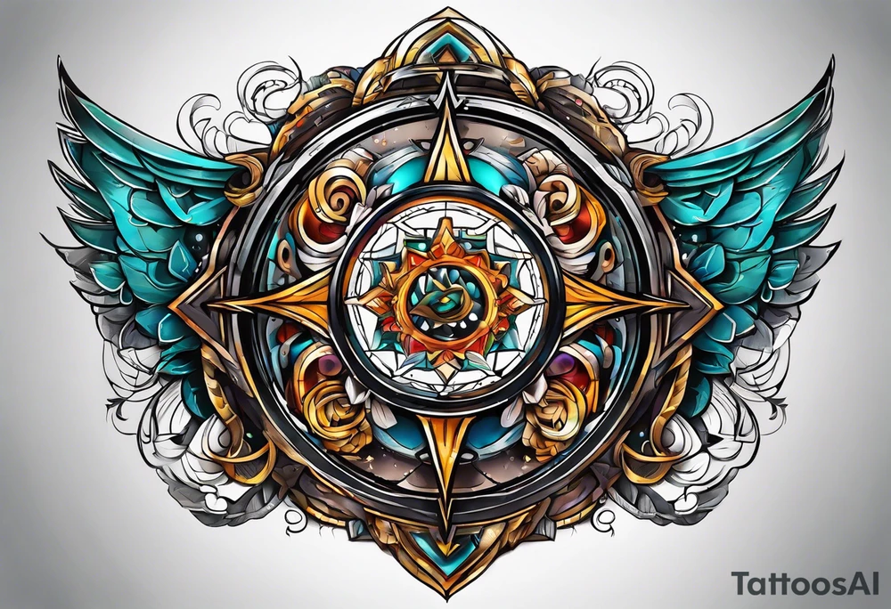 Portal to another world tattoo idea