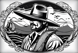Beer Drinking 
Fisherman
Father
Friend
Mexican Flag tattoo idea