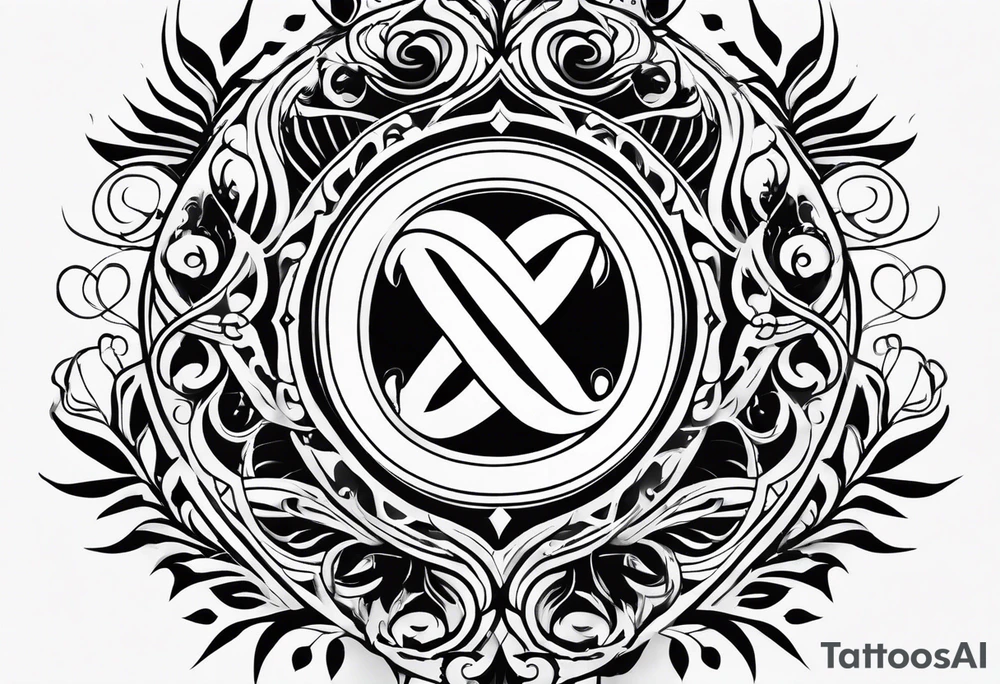 Infinity symbol tattoo idea