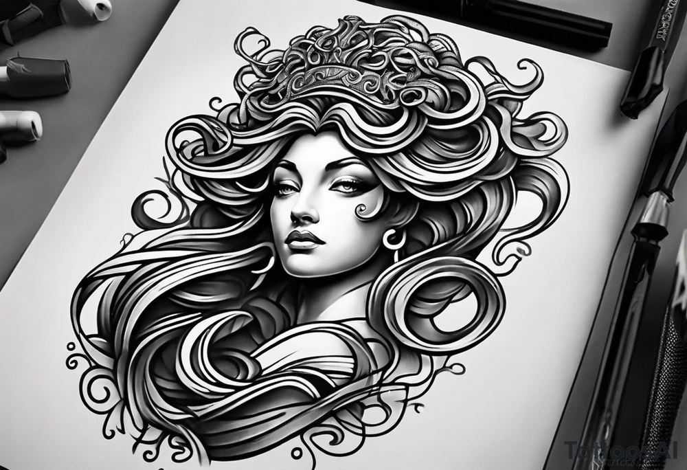 Medusa tattoo on arm for mens something small enough for forearm tattoo idea