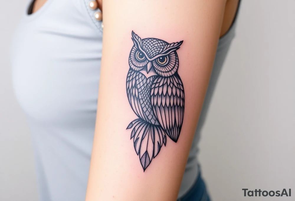 Owl tattoo idea