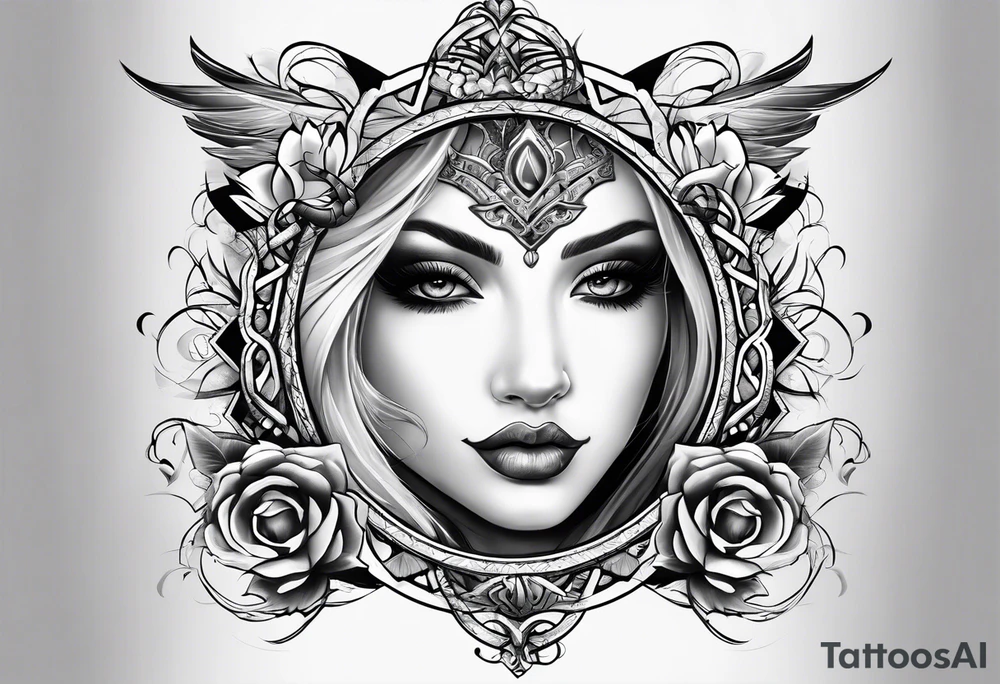 Rebirth, initials aj, pj tattoo idea