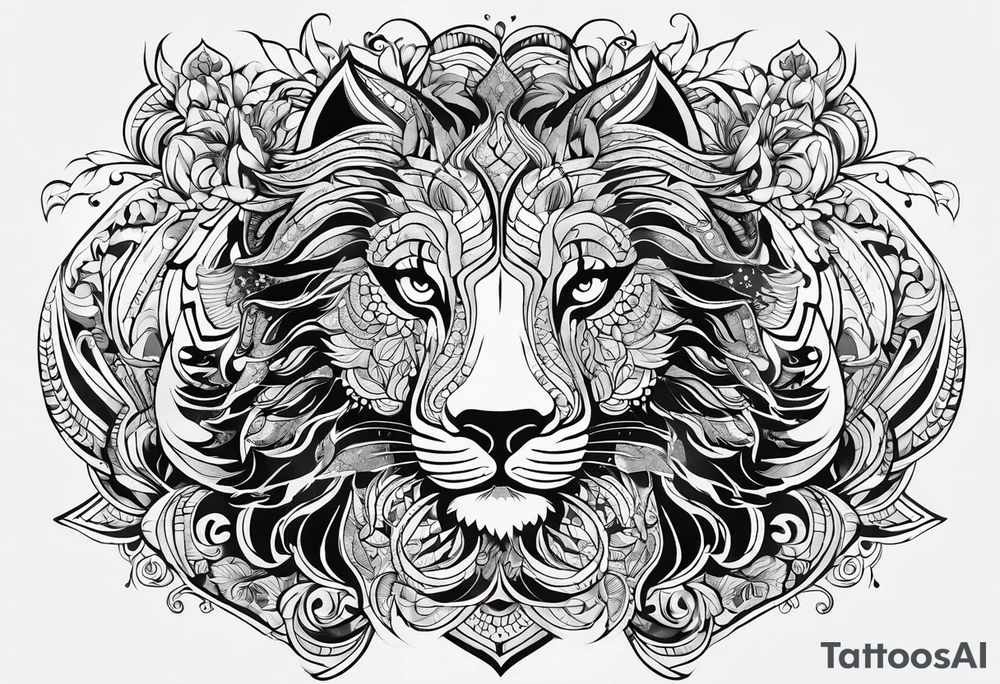 бабочка острые узоры брызги tattoo idea