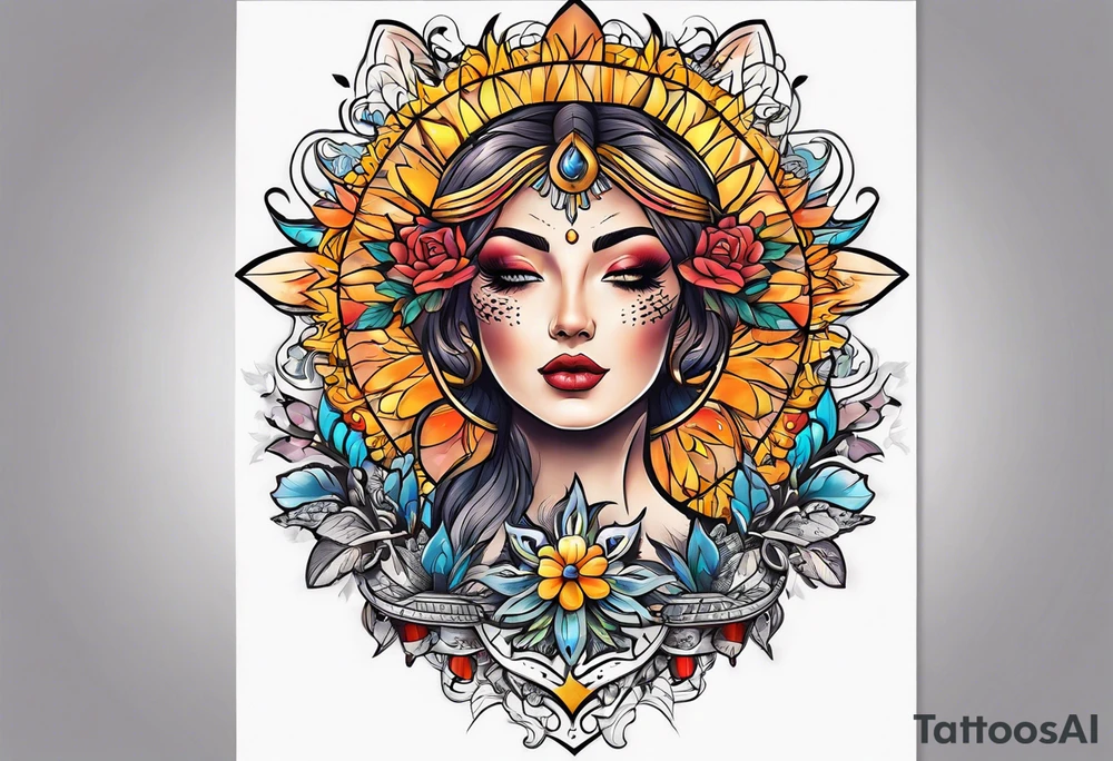 Sunshine tattoo idea