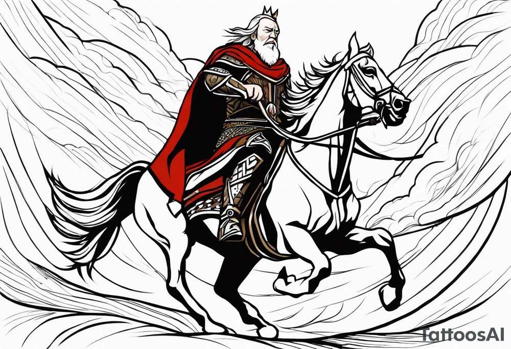 King Theoden forth Erolingas charge tattoo idea