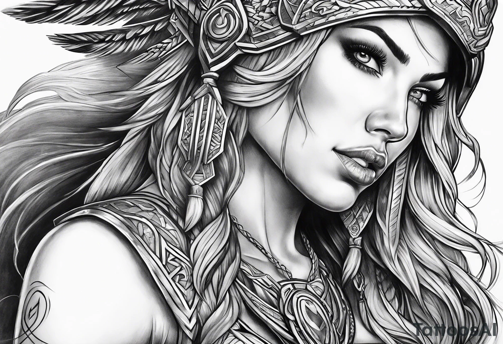 Valhalla lightning tattoo idea