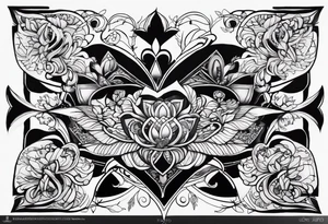 Something meaningful for matching couples tattoo,, including the word Gizaagi’in tattoo idea