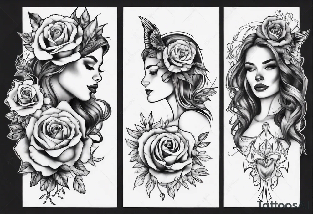 mother daughter tattoo idea