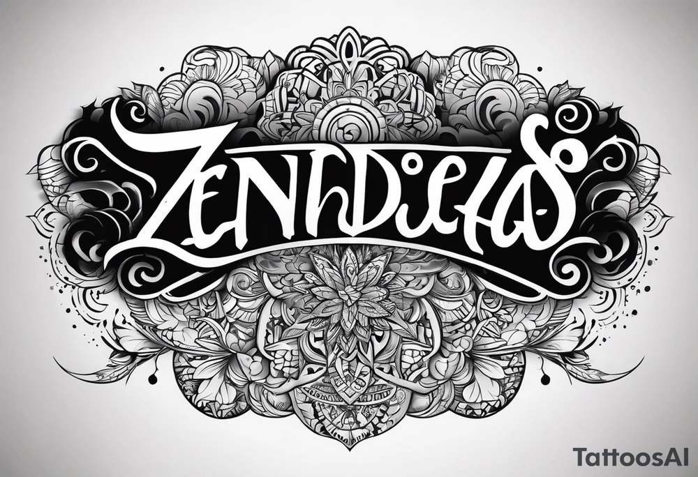 Forearm tattoo that says Zendejas tattoo idea