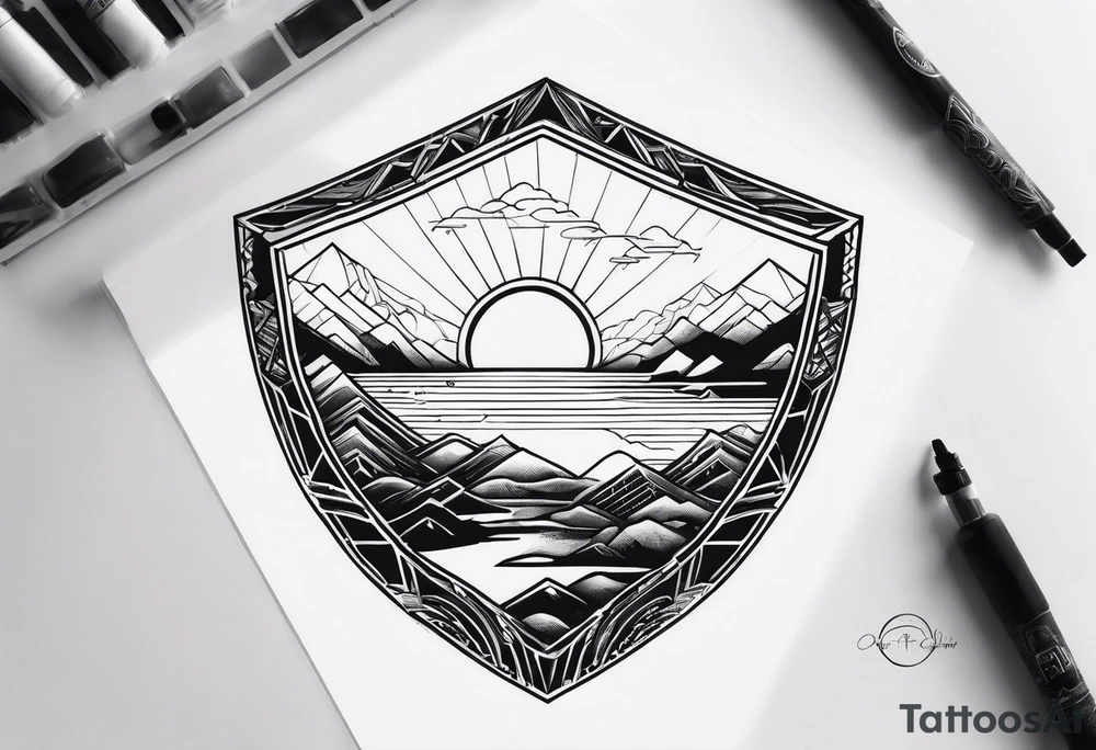 best friend tattoo chasing sunsets tattoo idea