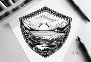 best friend tattoo chasing sunsets tattoo idea