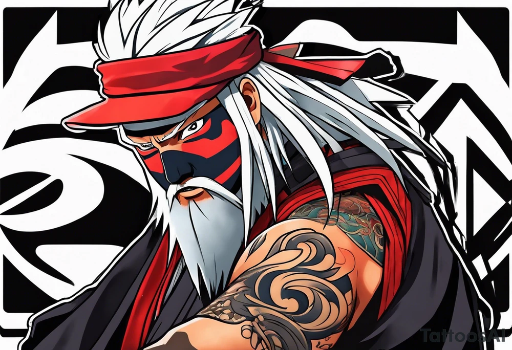 Jiraiya Naruto Gamakichi tattoo idea