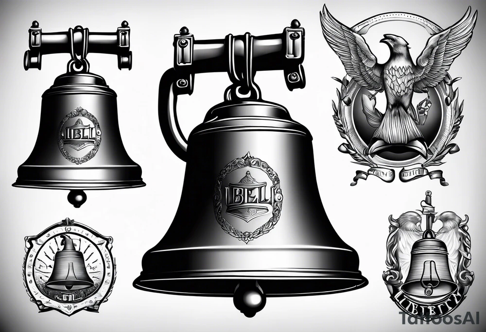 Liberty bell tattoo idea