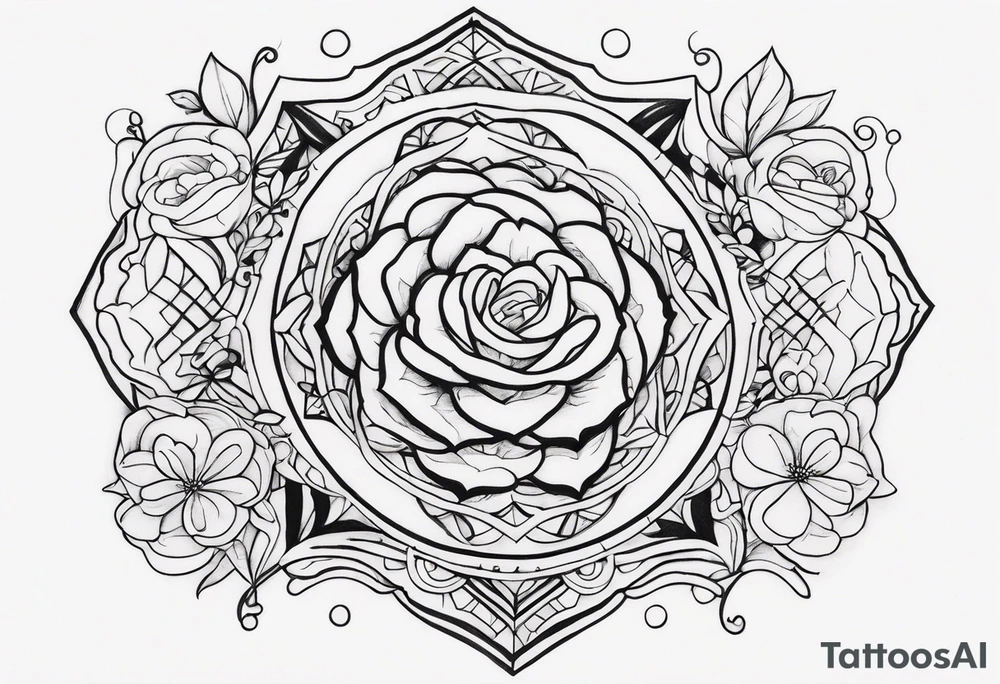 Unbreakable bond, family of five tattoo idea